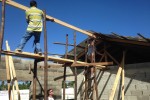 Bouw van nieuwe klaslokalen bij school Puerto Plata hervat