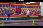 Muurschilderproject bij de School voor Speciaal Onderwijs in San Martín Jilotepeque